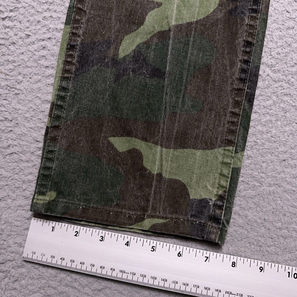 Vintage Five Brother Camo Pants Women's 25x29 Mid Rise Faded Military USA Made - Picture 5 of 10